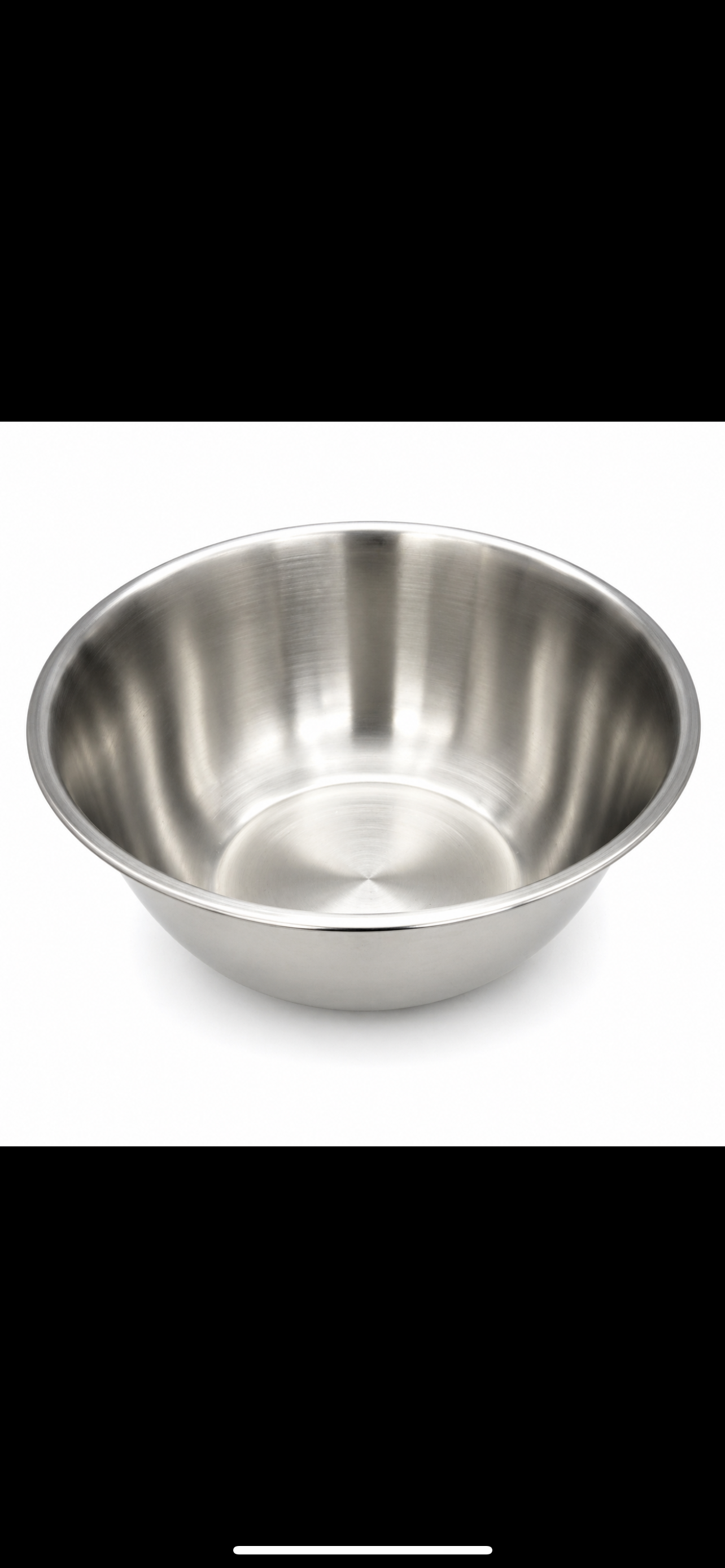 Mixing bowl stainless steel 8Q ￼