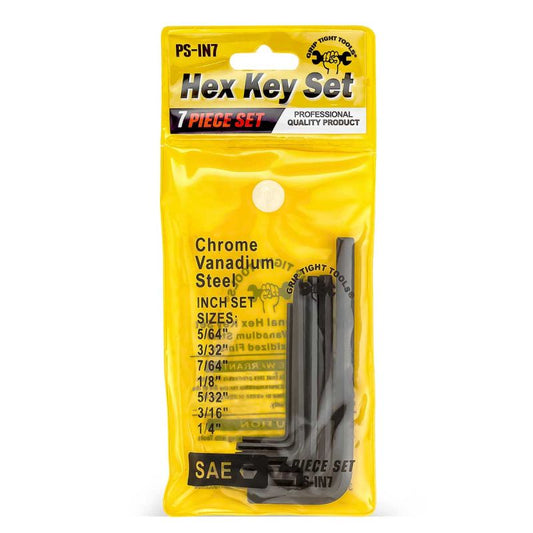 7 PCs Sae Hex Key Wrench Set