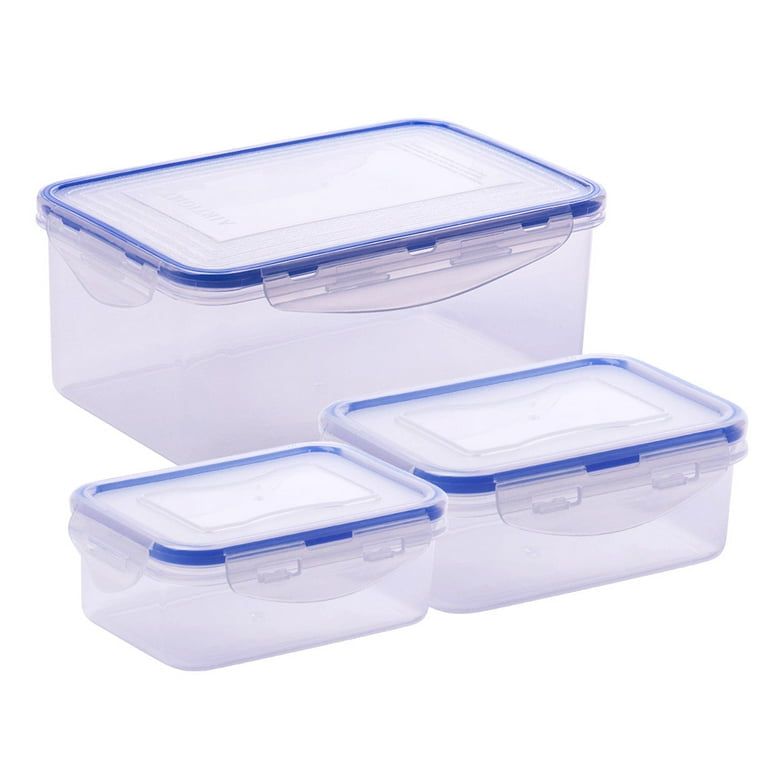 Food containers stackable multiple sizes set of 5