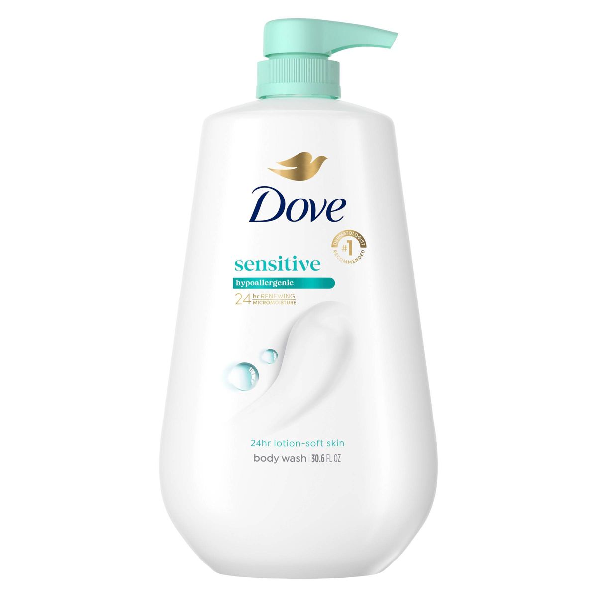 Dove sensitive skin body wash 30.6oz ￼