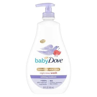 Baby Dove Calming Moisture Baby Body Wash & Shampoo, Hypoallergenic and Tear-Free - 400ML