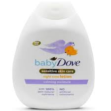 Baby Dove, Night Time Lotion For Sensitive Skin, Calming Moisture - 400 Ml