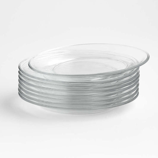 Glass Salad Dessert Plate 8”