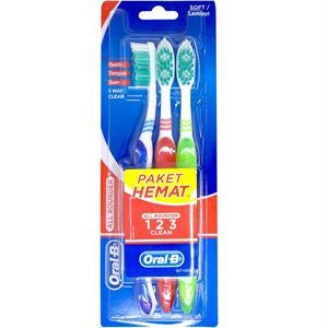 Oral-B Tooth Brush Medium 3 pack