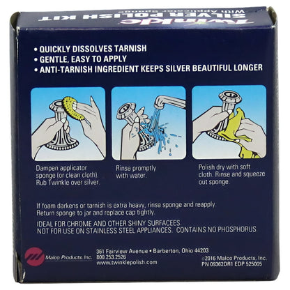 TWINKLE SILVER POLISH KIT 4 3/8 oz