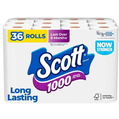 Scott Tissue toilet paper 36/1000