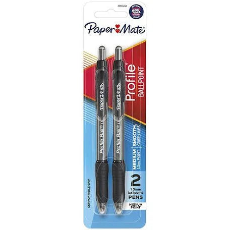 Paper Mate Profile Pens Black