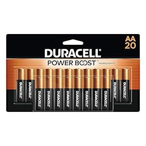 DURACELL CopperTop Alkaline Batteries with Duralock Power Preserve Technology AA 20/Pk