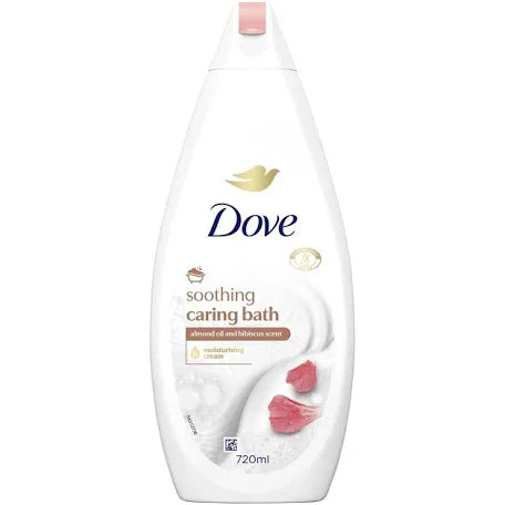 Dove Soothing Caring Bath Almond Oil & Hibiscus Shower Gel 720ml (24.34floz)