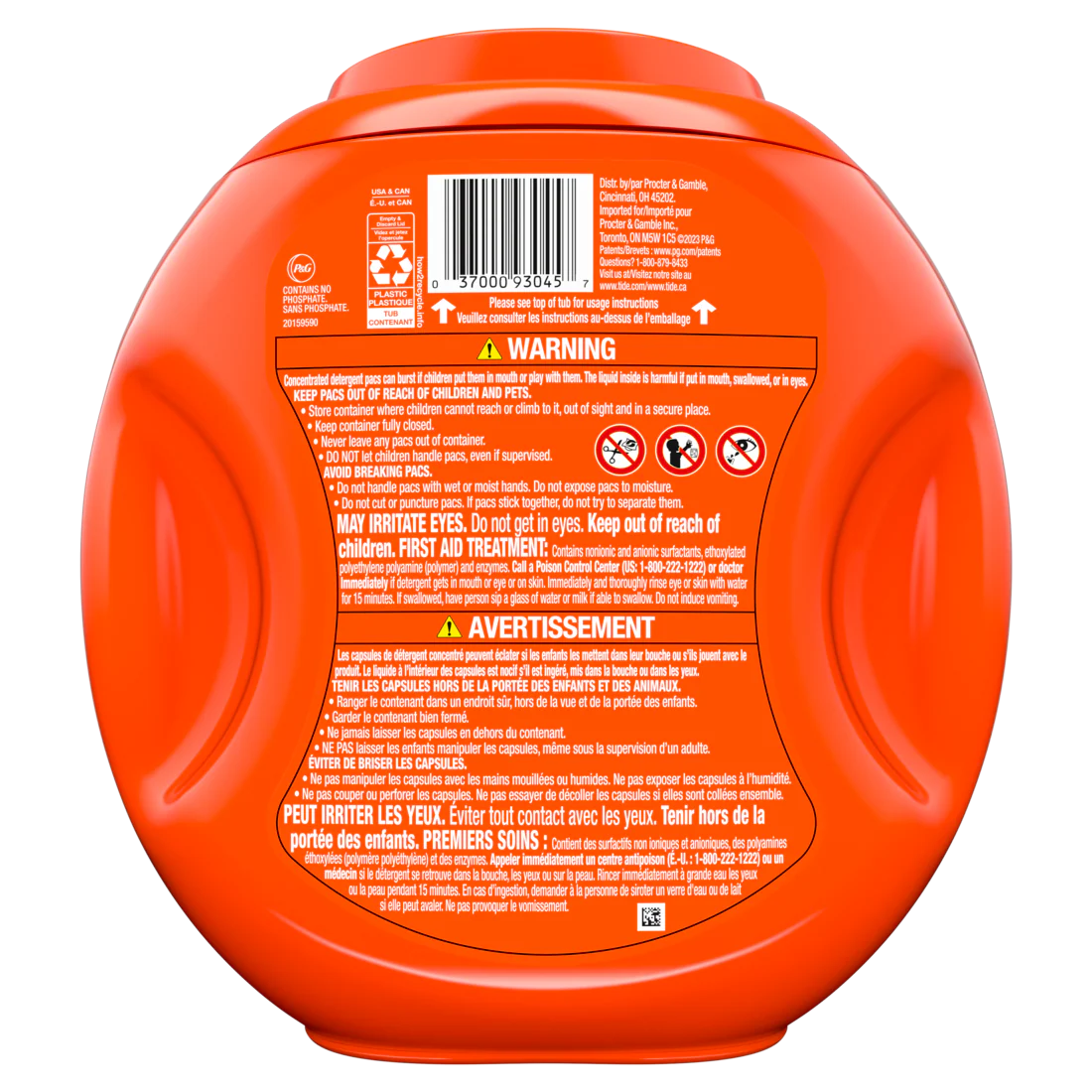 Tide Pods Laundry Detergent Pacs 3-in-1 Stain Remover Odor Fighter Color Protector HE Compatible Original Scent - 81ct