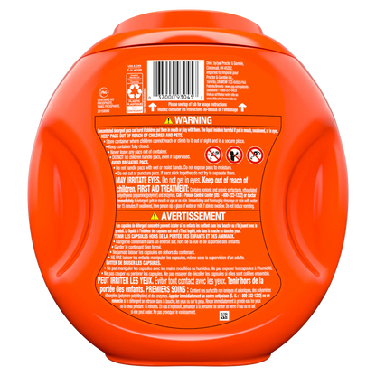 Tide Pods Laundry Detergent Pacs 3-in-1 Stain Remover Odor Fighter Color Protector HE Compatible Original Scent - 81ct