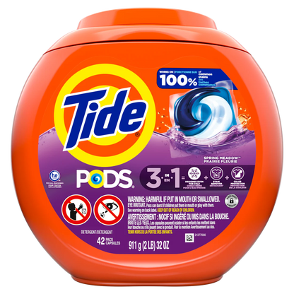 Tide Pods Laundry Detergent Spring Meadow 3 in 1