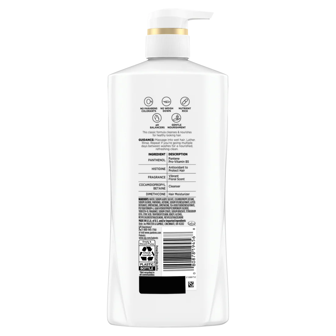 Pantene Classic Clean 2-in-1 Shampoo & Conditioner - 23.6oz