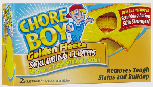 Chore Boy Golden Fleece Scrubbing Cloths - 2ct
