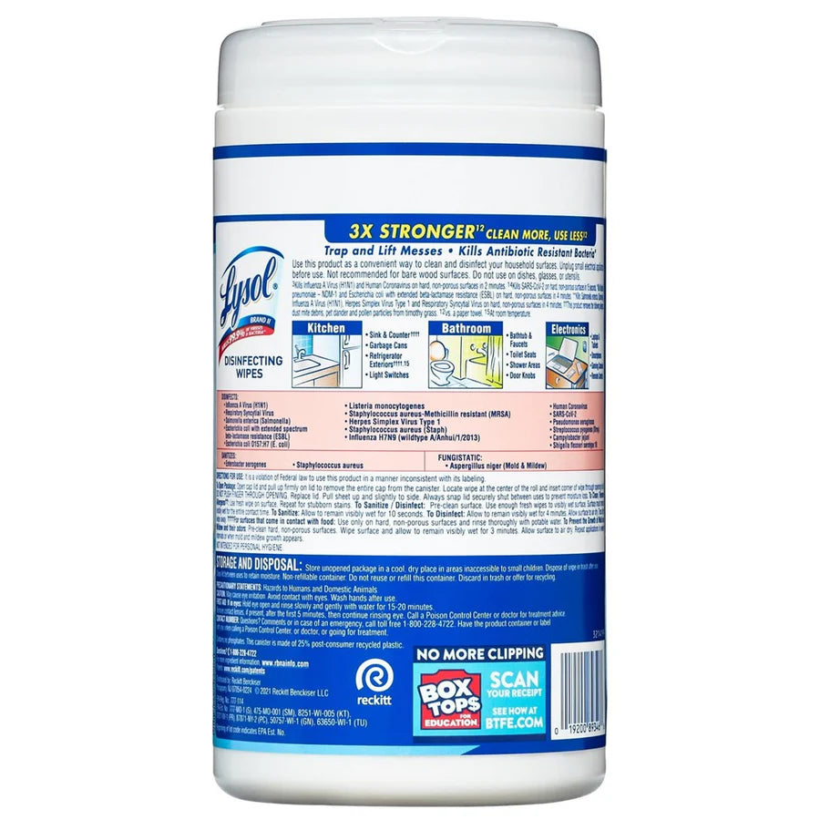 Lysol Wipes Crisp Linen 80ct