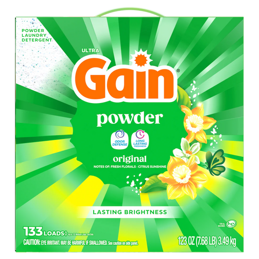 Gain Powder Laundry Detergent Original Scent 133 Loads