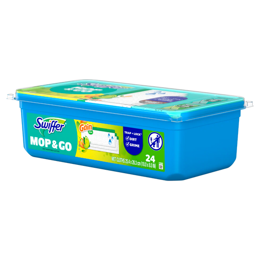 Swiffer Sweep + Mop Wet Pads Refill Floor Cleaner Cleaning Cloths Gain