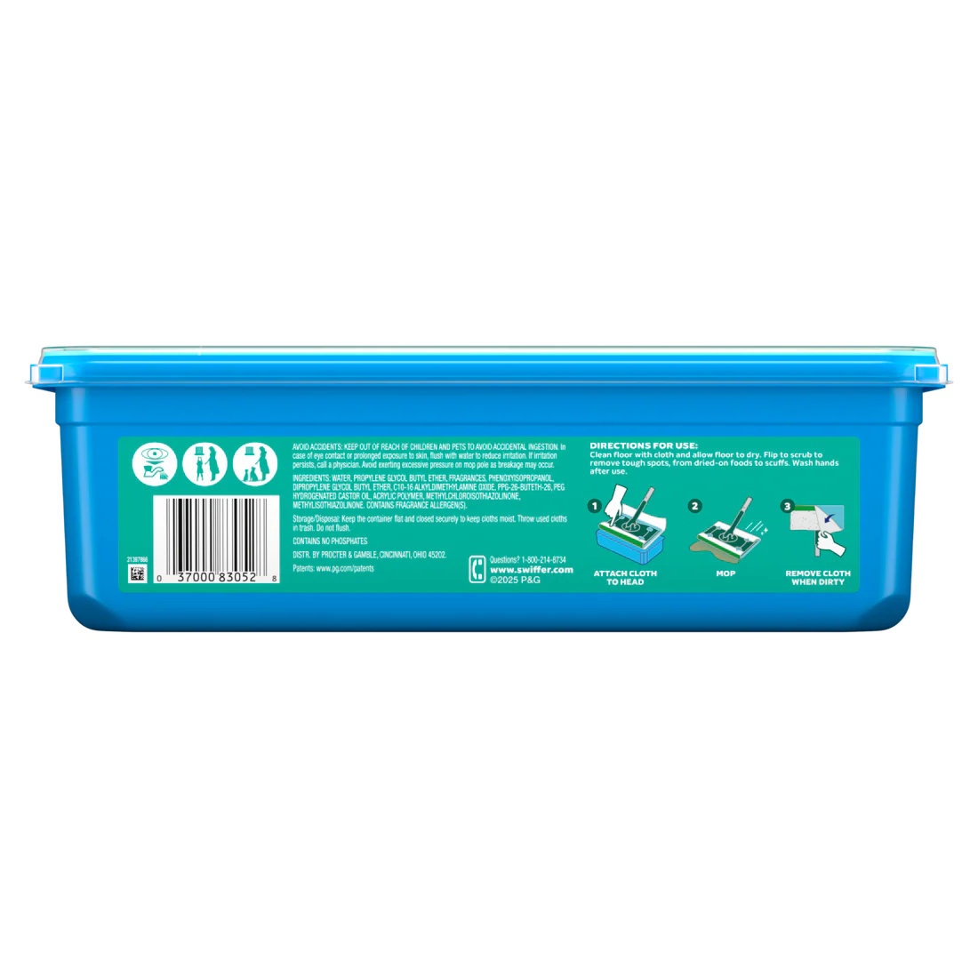 Swiffer Sweep + Mop Wet Pads Refill Floor Cleaner Cleaning Cloths Gain