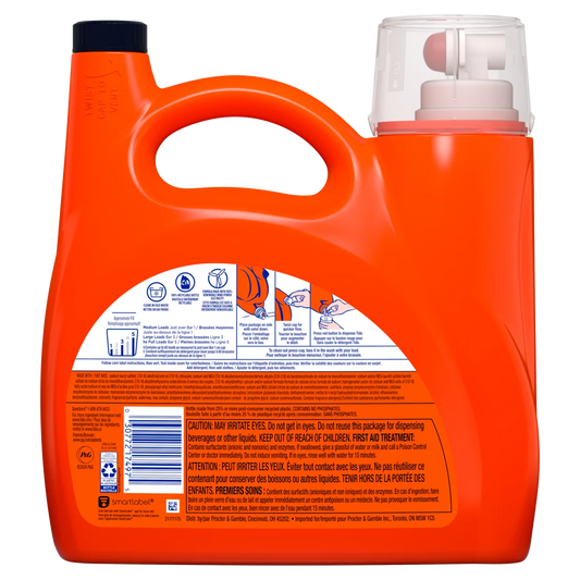 Tide Plus Boost Of Ultra Downy Liquid Laundry Detergent April Fresh Scent 65 Loads Laundry Detergent Liquid With Long-Lasting Freshness - 92oz