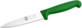 4.75" Green Serrated Knife