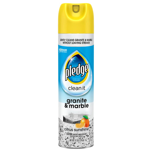 Pledge Clean Aersole Granite Cleaner & Polish - 9.7oz