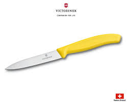 Victorinox Swiss Color Series Classic 10cm Blade Paring Fruit Knife Yellow