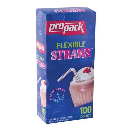 Flexibale Straws 100 ct.