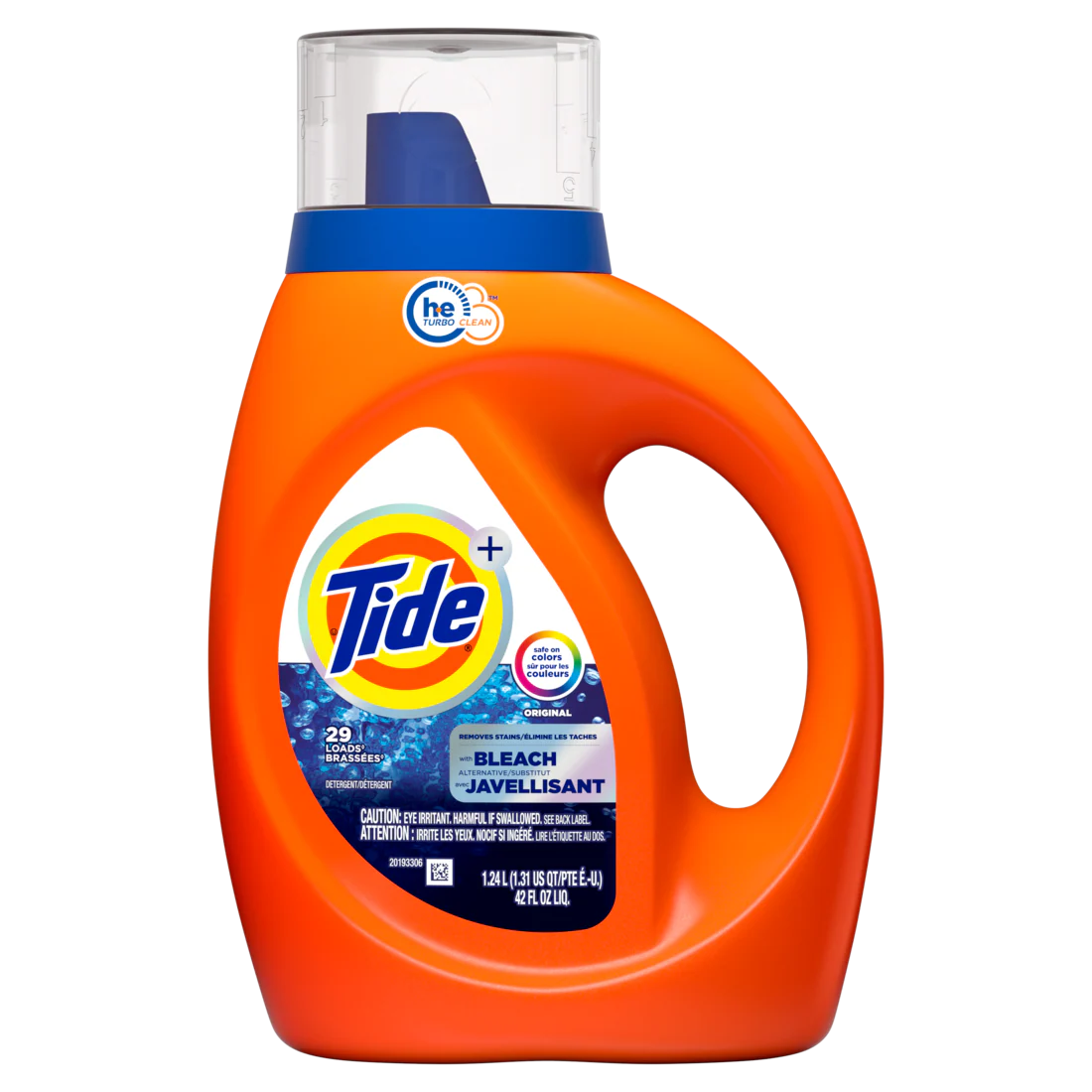 Tide Bleach Alternative Liquid Laundry Detergent Original Scent 29 Loads He Compatible