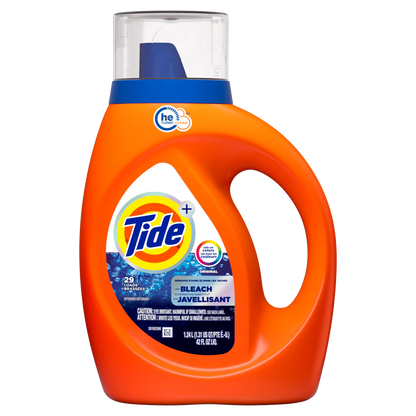 Tide Bleach Alternative Liquid Laundry Detergent Original Scent 29 Loads He Compatible