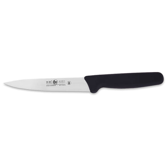 Icel knife black straight 6”