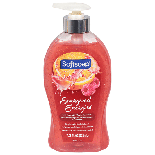 Softsoap Energized Raspberry & Mandarin Scent Hand Soap 11.25 oz