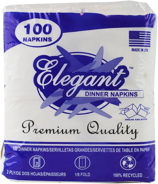 Ellegant Dinner Napkins 100 count