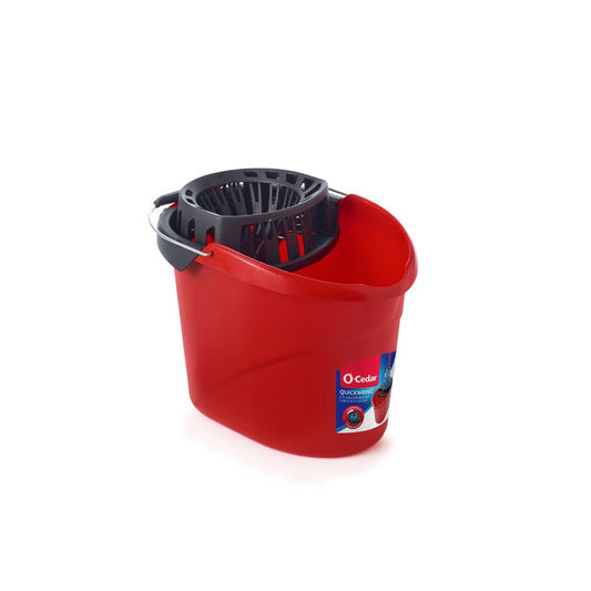 O-Cedar QuickWring 2.5 gal Wringer Bucket Red