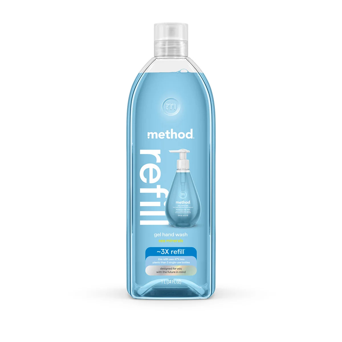 Method Gel Hand Wash Sea Minerals Refill - 34oz