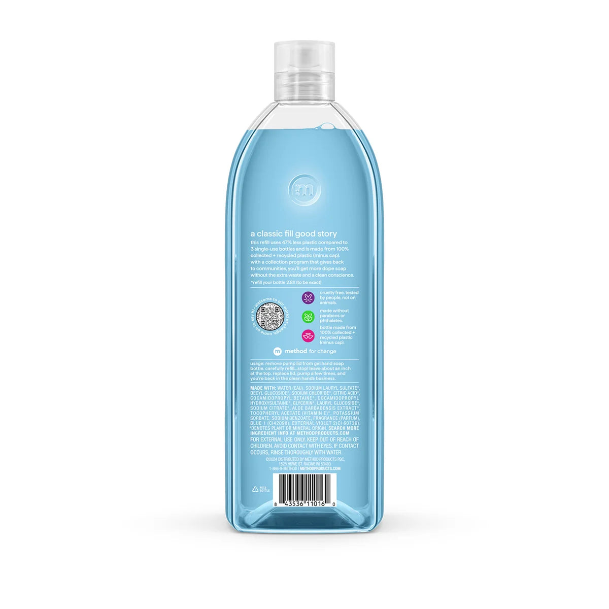 Method Gel Hand Wash Sea Minerals Refill - 34oz