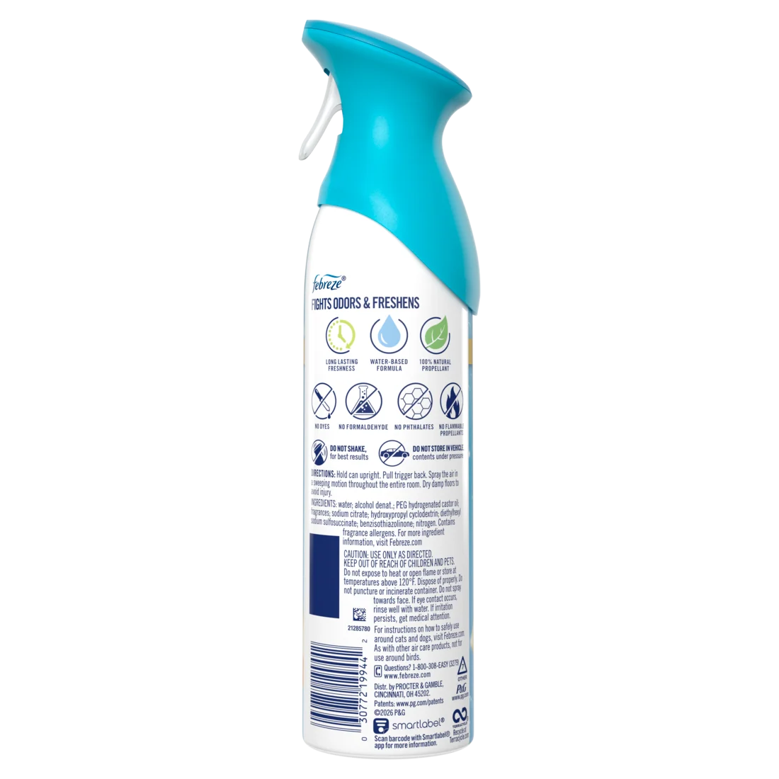 Febreze Air Mist Air Freshener Spray Odor - 8.1oz