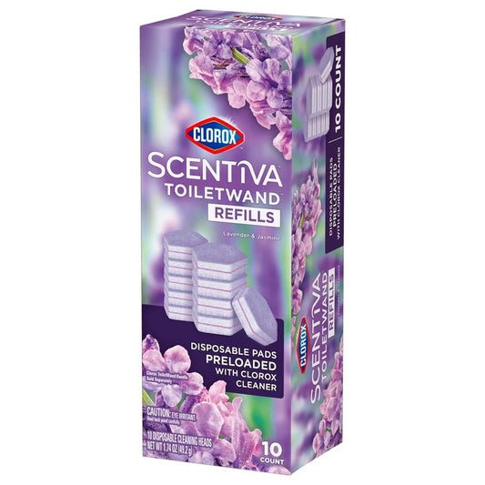Clorox Toiletwand Scentiva Lavender & Jasmine Refill - 10ct