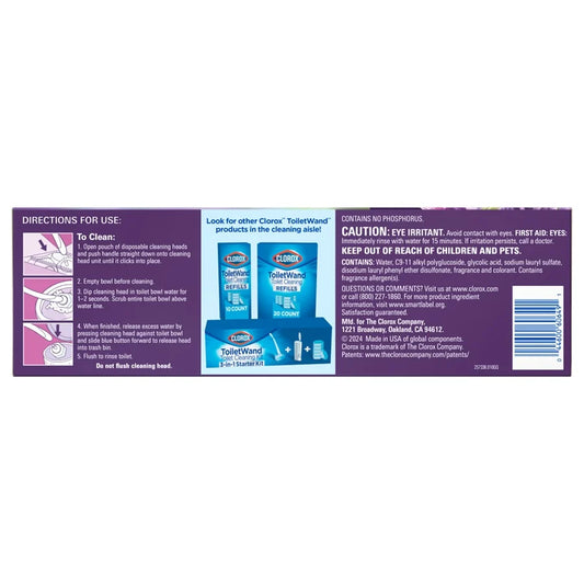 Clorox Toiletwand Scentiva Lavender & Jasmine Refill - 10ct