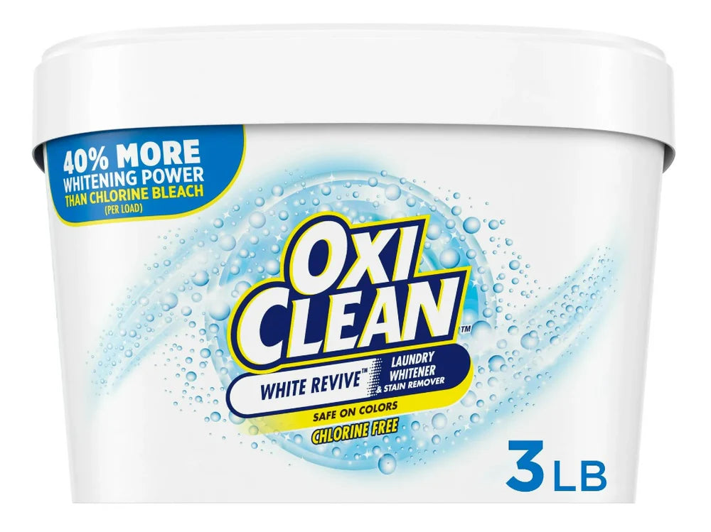 OxiClean White Revive Laundry Whitener and Stain Remover Powder 3lb - 48oz/