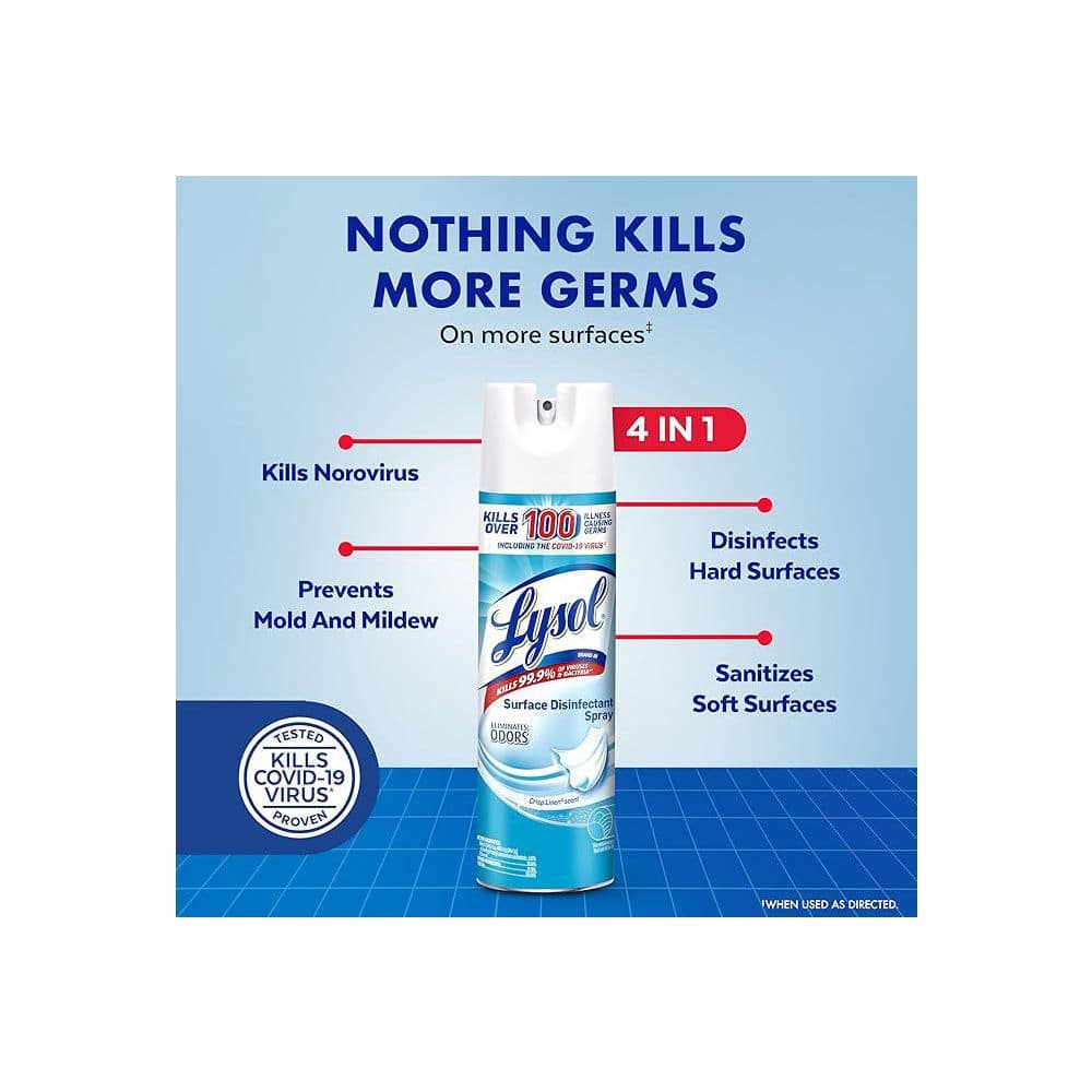 Lysol Disinfectant Spray - Crisp Linen 19oz