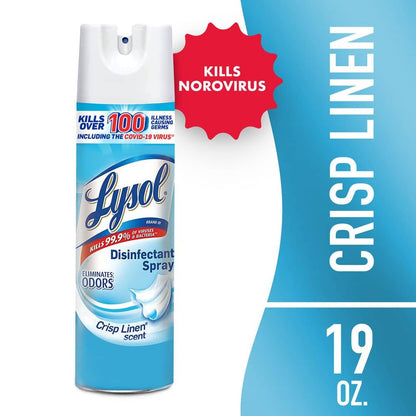 Lysol Disinfectant Spray - Crisp Linen 19oz