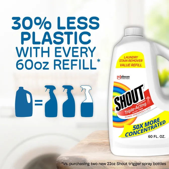 Shout Triple-Acting Refill Laundry Stain Remover