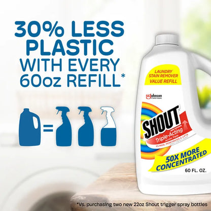 Shout Triple-Acting Refill Laundry Stain Remover