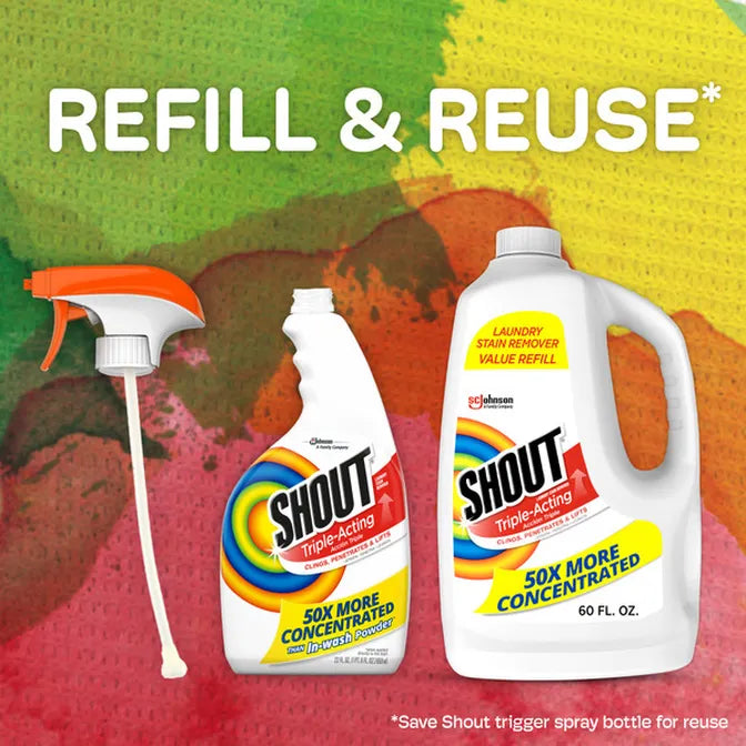 Shout Triple-Acting Refill Laundry Stain Remover