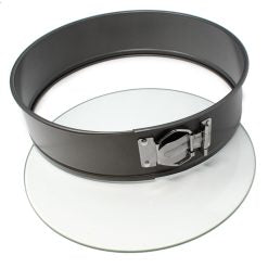 NONSTICK 10″ SPRINGFORM WITH GLASS BASE