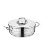 KORKMAZ ASTRA 2 low casserole stainless steel pot 4.5 LT ￼￼￼￼