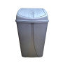 Garbage can with swinging Lid ￼ beige color