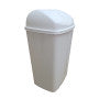 Garbage can with swinging Lid ￼ beige color
