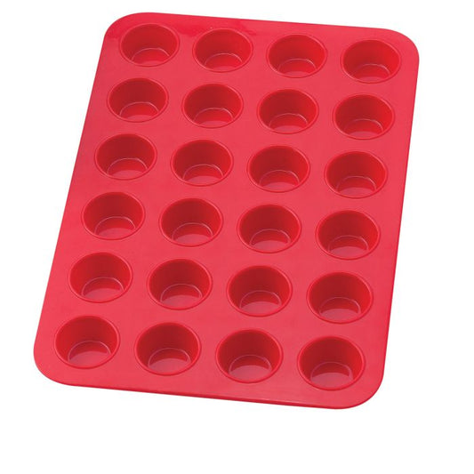 Mrs. Anderson's Baking Silicone Muffin Pan, 24 Cup