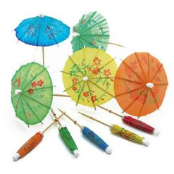 UMBRELLA PARTY PICKS, 24 PCS